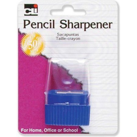 CHARLES LEONARD CLI® Pencil Sharpener, w/ Cone Receptacle, Assorted 80730